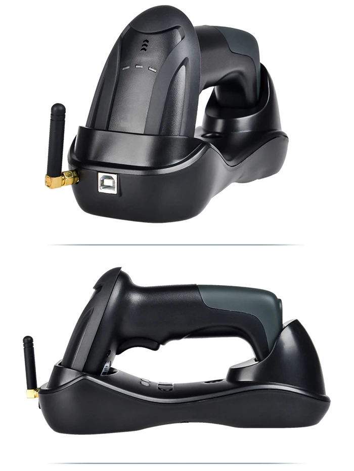 KEFAR Wireless Barcode Scanner Automatic Bar Code Reader 2D/1D bar code Scanner 32 Bit with Easy Charging 2.4G Cordless Charger