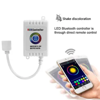 

DC5-24V Bluetooth LED RGB Strip Light Wireless Controller for Android IOS