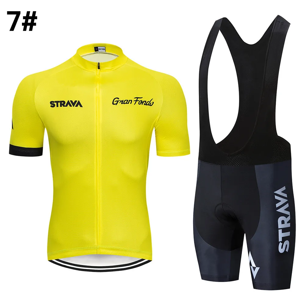 strava Sommer Radtrikots herren Team radfahren Tragen Kurzarm велосипедная футболка Джерси Команда Racing Kleid Radfahren Kleidung - Цвет: 11