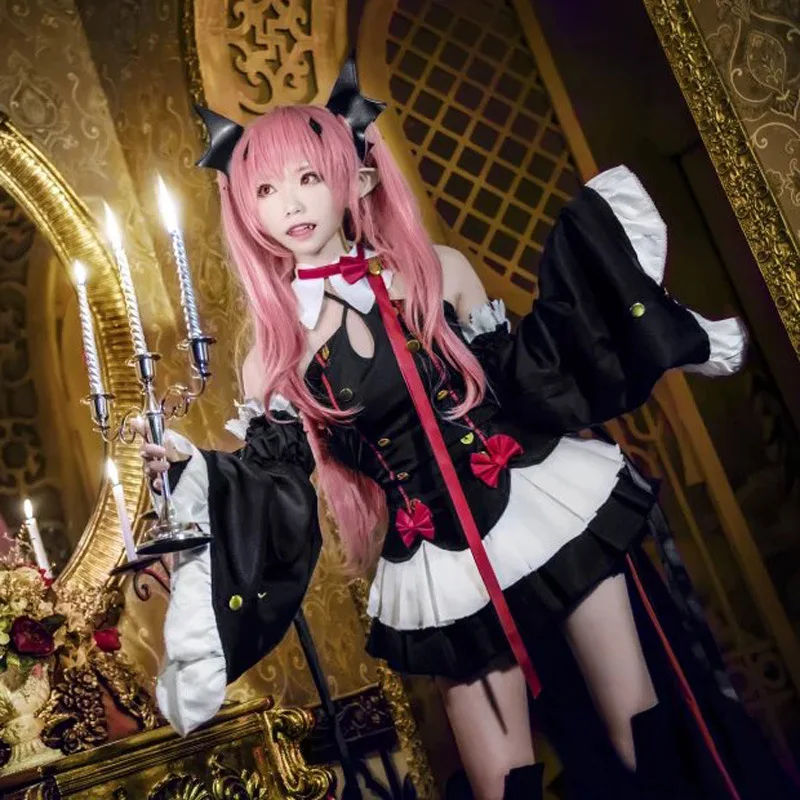 

Seraph of the End Witch Vampire Kruluzepei Cosplay Set Halloween Costume