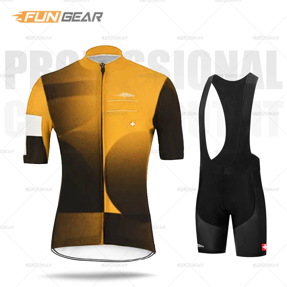 Bib Cycling Set Одежда для велоспорта Pro Team, комплекты Джерси NW, комплект одежды для велосипеда, одежда Ropa Ciclismo Uniformes Maillot, быстросохнущая - Цвет: Bib Cycling Set