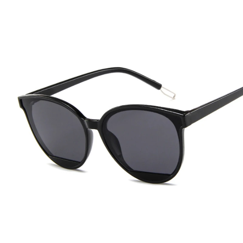 Nouveau rétro Sexy miroir lunettes de soleil femme marque concepteur Vintage oeil de chat noir lunettes de soleil femme dames UV400 Oculos_voghion.com