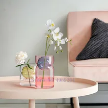 Креативная Геометрическая круглая стеклянная цветная прозрачная Цветочная композиция для вазы современный дом Гидропоника украшения Аксессуары