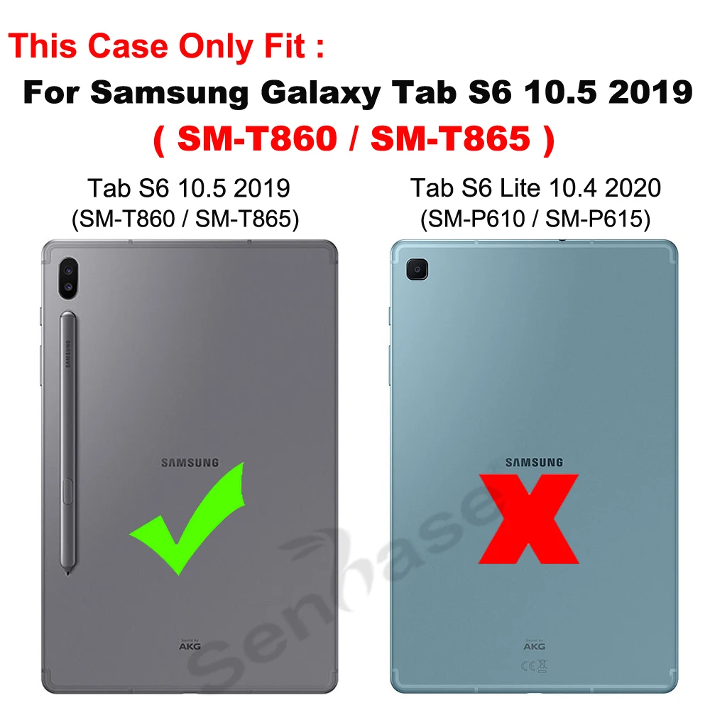 Kids Safe Shockproof PC + TPU Combo Hand Strap Stand Tablet Cover For Samsung  Galaxy Tab S6 10.5 inch 2019 SM T860 T865 Case - AliExpress
