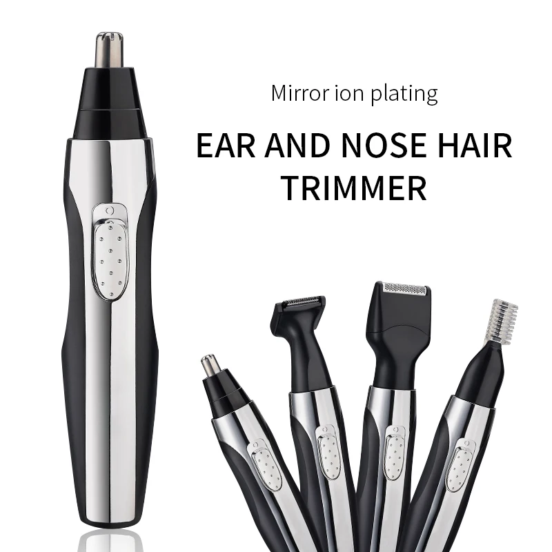 Тример для носа триммер для носа машинка для стрижки волос, триммер для волос в носу, 4 в 1, многофункциональная электробритва, триммер для волос в носу, мини-очиститель, Машинка для удаления бровей