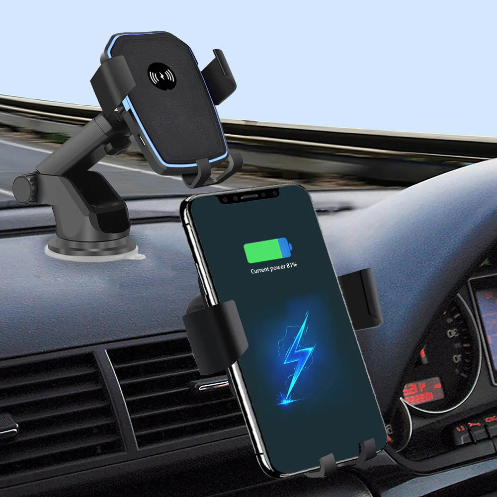 Автомобильное крепление Qi Беспроводное зарядное устройство Doogee S90 S95 Pro S70 S60 Lite S55 Lite BL9000 Быстрая зарядка 10 Вт Автомобильная Подставка для телефона