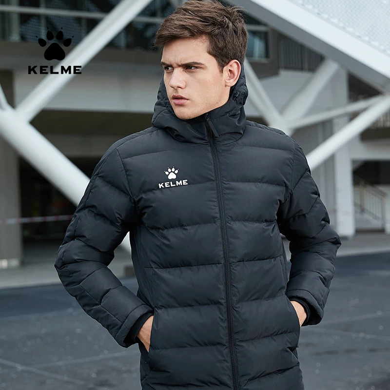 Mens Down Coats Sport Outdoor Hooded Nylon Jacket Warm Zipper Cardigan Cotton XL 