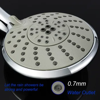 

Hand-held Shower ABS Electroplating 7-function Oxygenated Pressurized Water-saving Shower Head DCH7001CP Hand-held Shower new*