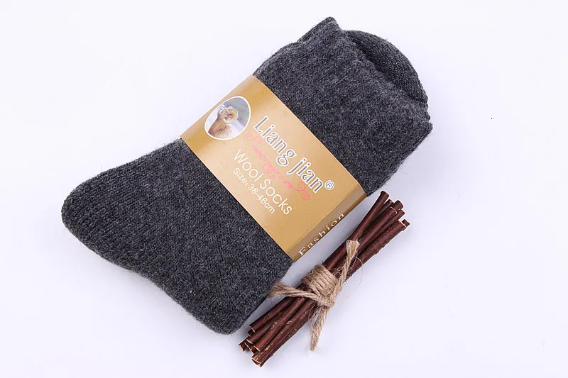 MUXNSARYU зима 44 код мужские носки цвет кашемир грубые линии носки утолщение держать тепло в канистры женские носки шерстяные носки