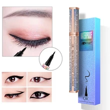 QIC Звездная водонепроницаемая черная жидкая подводка для глаз Карандаш Макияж долговечная подводка для глаз Ручка Макияж Гладкий быстрый сухой косметический инструмент TSLM1