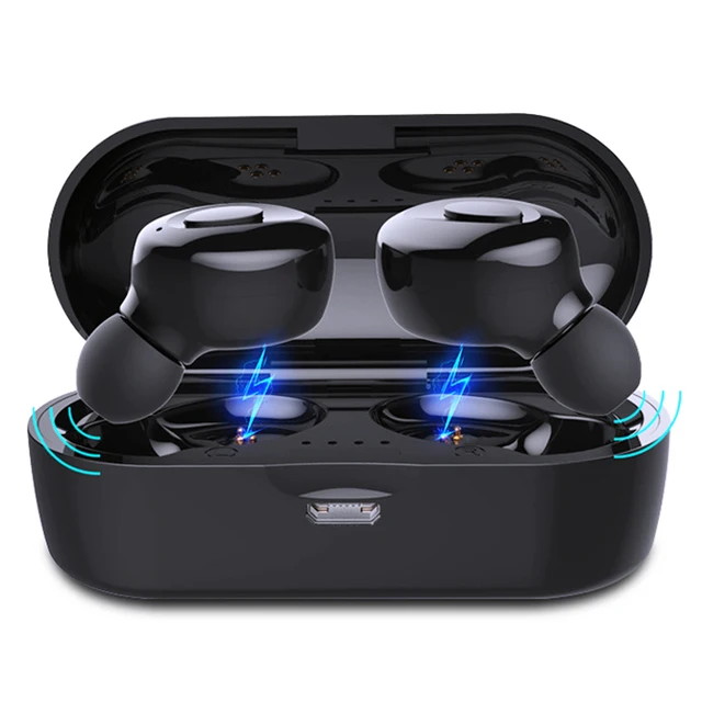 US $5.91 BEESCLOVER 1 Pair XG15 Earphone Stereo Mini TWS Wireless Bluetooth Sports Earphone In-ear Stereo Ea