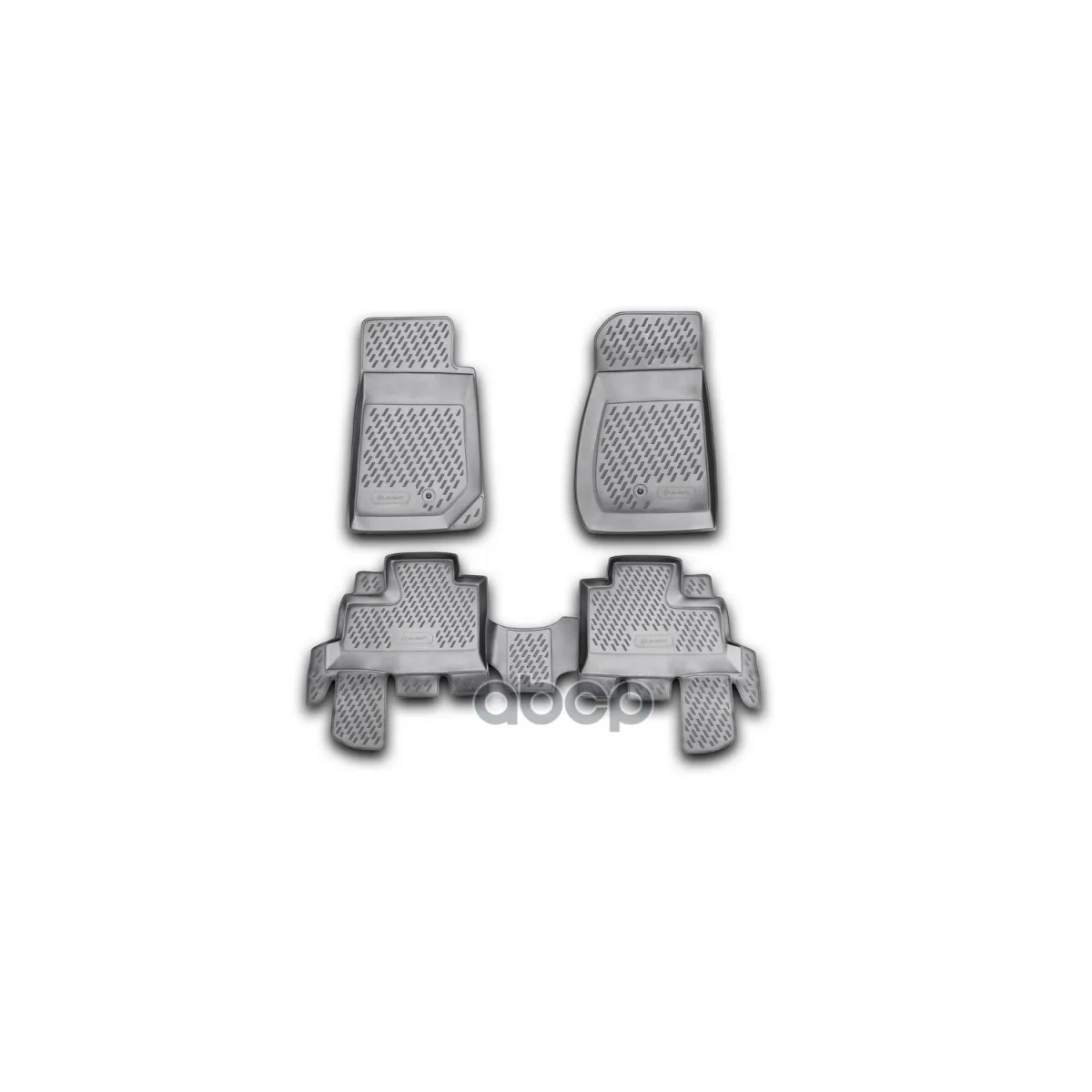 Коврики В Салон Jeep Wrangler 4 Doors, 2007- 4 Шт.(Полиуретан) ELEMENT арт. CARJEP00007