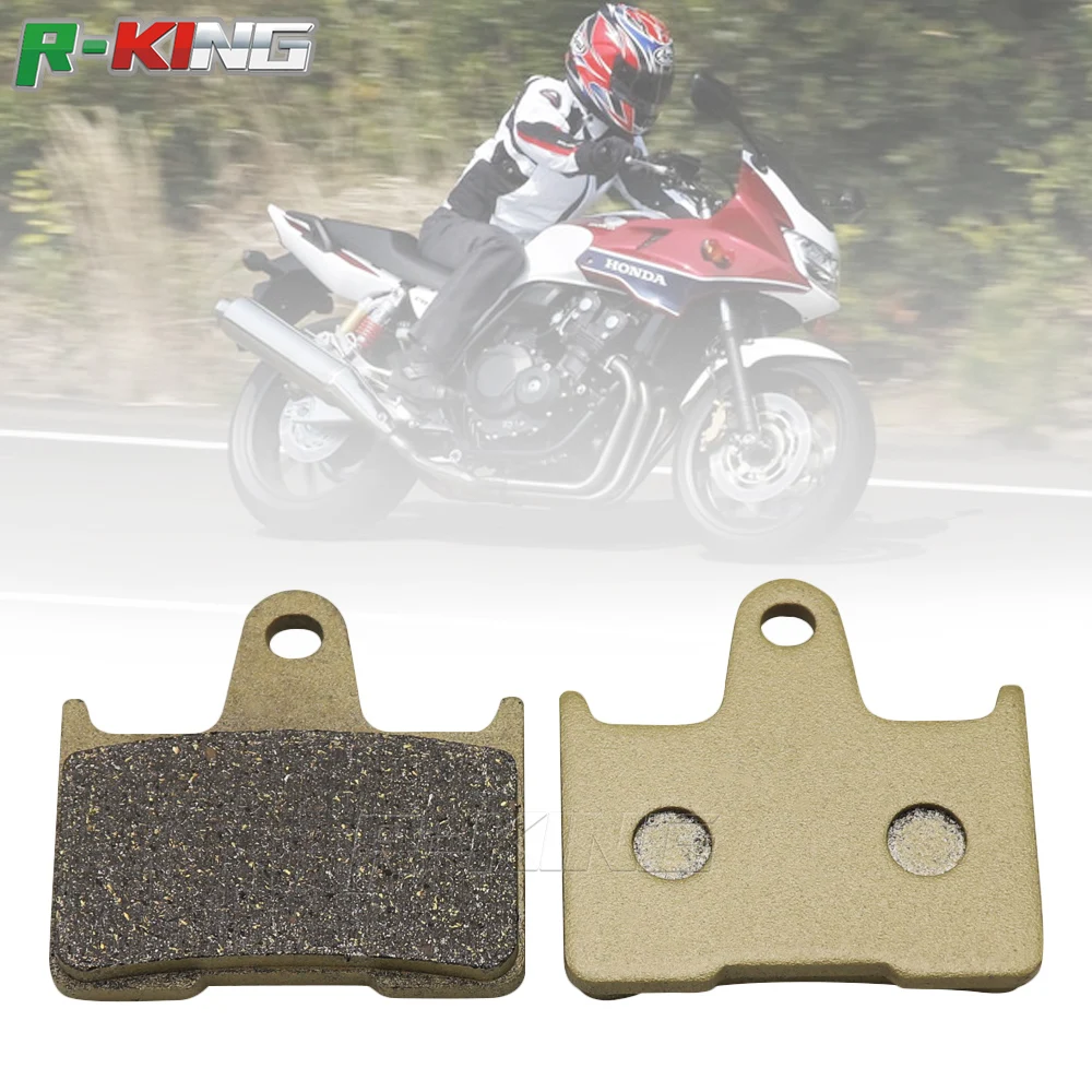 Для HONDA CB400 1998-2003 CB1300 1997-2001 VT750 2010-2012 мотоциклетные латунные сплавы задние тормозные колодки задние тормозные диски