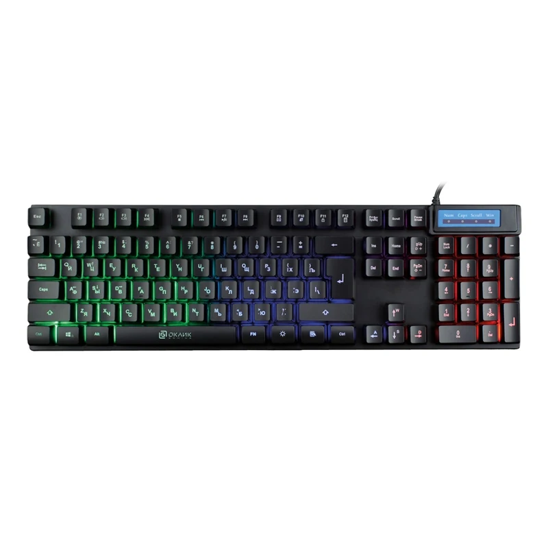 Клавиатура OKLICK 760G GENESIS, черный