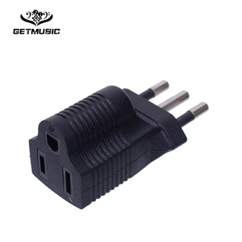 

10pcs US to Italy Chile Power Plug 3 Round Pin Adapter Travel Converter Plug