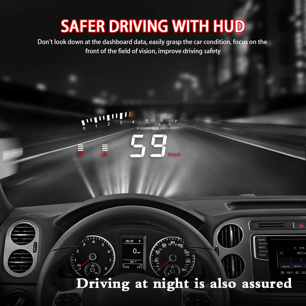 HUD Дисплей X5 Автомобильная электроника OBD OBD2 HUD X5 дисплей Автомобильный проектор скорости цифровой измеритель скорости Автомобильный бортовой компьютер