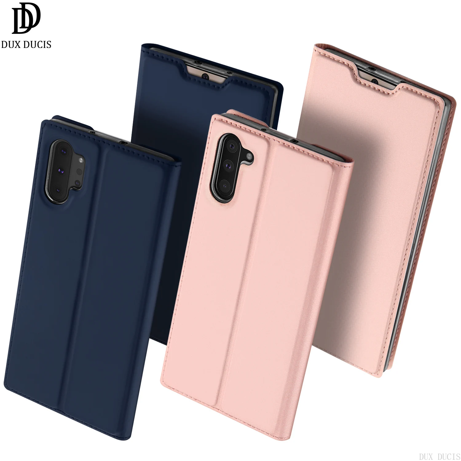 

Dux Ducis Flip Case For Samsung Galaxy Note 10+ 10 Plus Card Pocket Slot Holder Wallet Stand Cover Phone Case