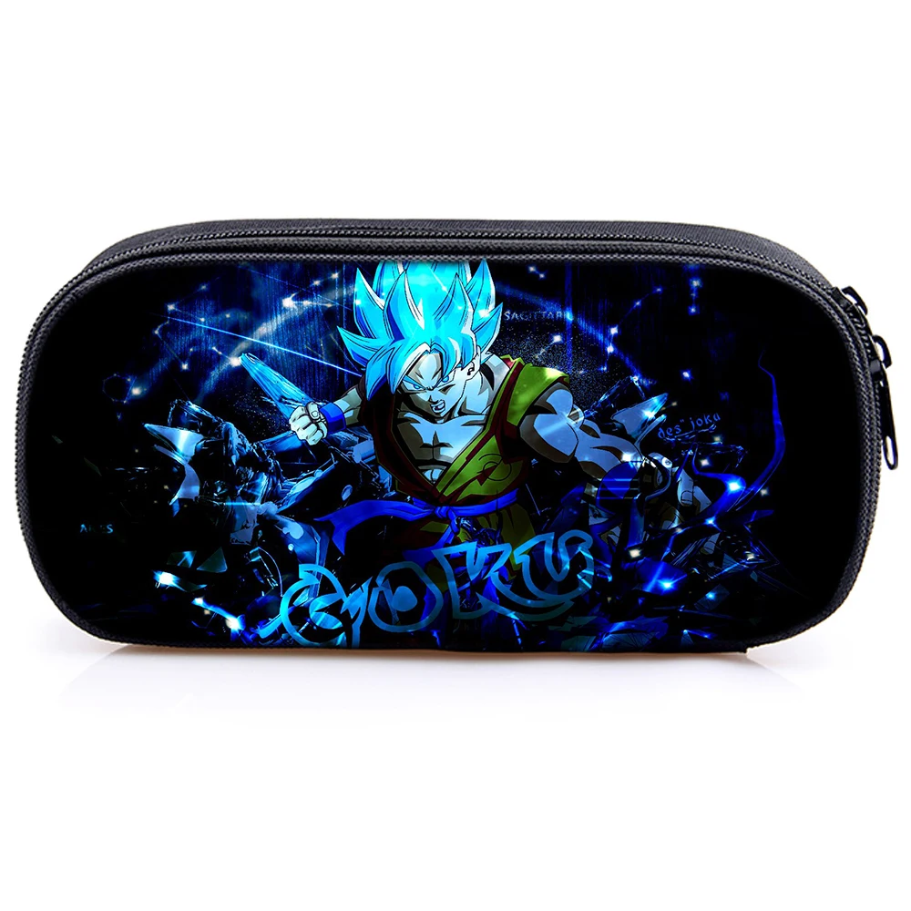Чехол для карандашей Dragon Ball, Детская сумка для карандашей, модные подарки для детей, держатель для карандашей Goku Vegeta, милая сумка для канцелярских принадлежностей для мальчиков и девочек