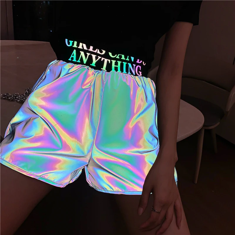 Summer Gothic Women Harajuku Empire Letter Shorts Female High Waist