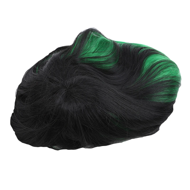 Gradient 2 Colored Wig Full Natural Human Hair Wig Ladies Fashion Wig Short Bob Natural Hair Party Headwear Hot Sale
