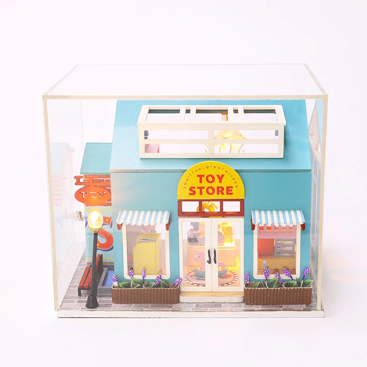 Кукольный дом мебель Diy Миниатюрный 3D Деревянный Miniaturas кукольный домик игрушки для детей на день рождения рождественские подарки