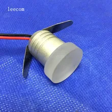 Ac85-265v мини светодиодный прожектор 1 Вт 26 мм 140lm 80ra мини светодиодный прожектор для шкафа витрина шкаф-витрина под лестницей точечное освещение 3 Вт