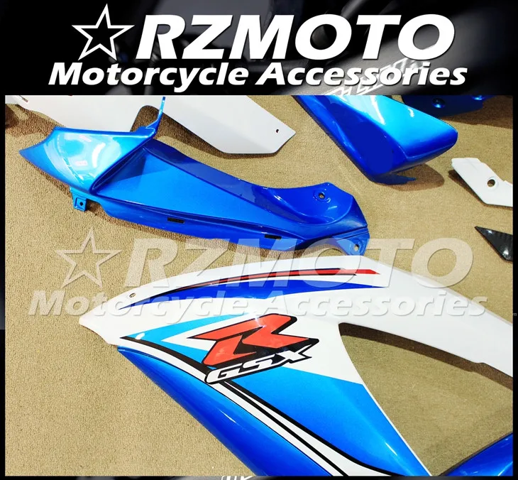 ABS мотоцикл обтекатель комплект для SUZUKI GSXR600 750 K8 2008-2010 год кузов литья под давлением Магазин № 1162