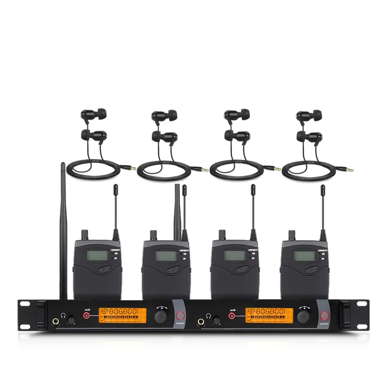 SOM Stage Performance Sound Broadcast SR2050 Professional Wireless In Ear-Monitor System 4 Transmitters Restore Real |