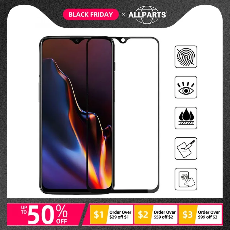 

6D Protective Glass For Oneplus 6T Tempered Glass Screen Protector Film For Oneplus 6 Protective Glass One Plus 6T