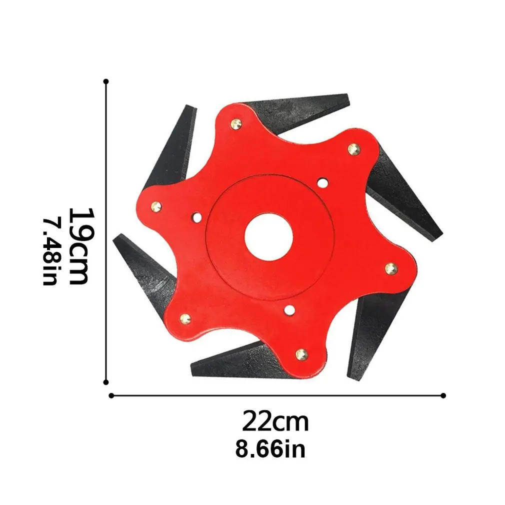 Газонокосилка садовая газонокосилка шесть-лист Ножи с волосами из травы, голова с волосами из травы аксессуары для косилки фермы