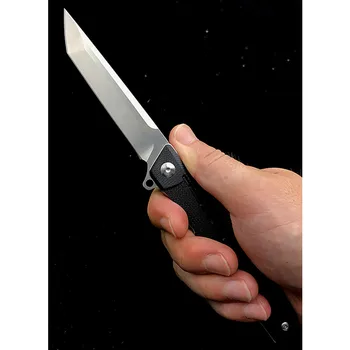 

Tactical Hunting Knives Survival Folding Knife D2 Blade G10 Handle Outdoor EDC Camping Tool