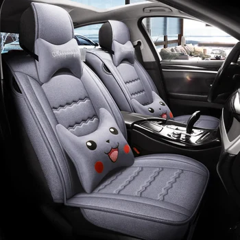 

Full Coverage flax fiber car seat cover auto seats covers for Audi a1 a3 a4 audi a4 allroad quattro a5 tt a6l audi a6allroad