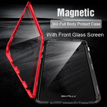 

Full Body Protective Case For Samsung Galaxy S10 Plus S9 Note 9 Magnetic 360 Bumper Cover For Samsung S10 Case &Tempered Glass