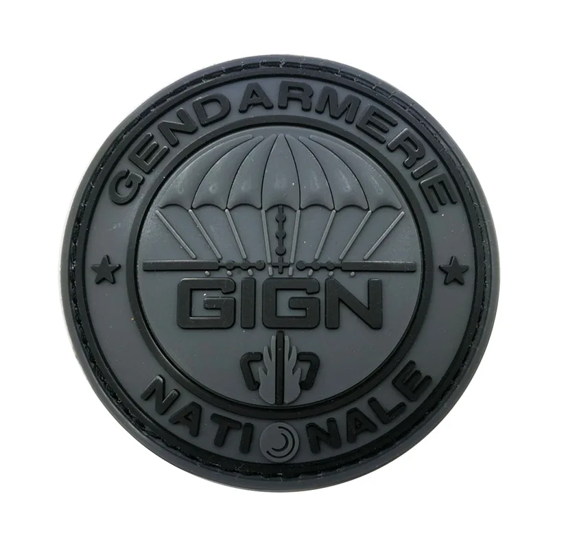 Итальянская итальянская GIGN Франция отражающая вставка вышивка военные патчи