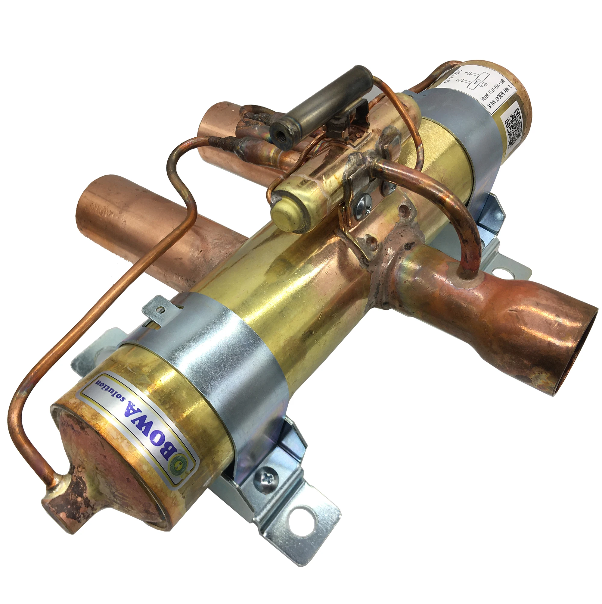 

1-3/8" 3-way 2-position reverse valves are used to reclaim heat in cold room equipment or other freezers to defrost quickly