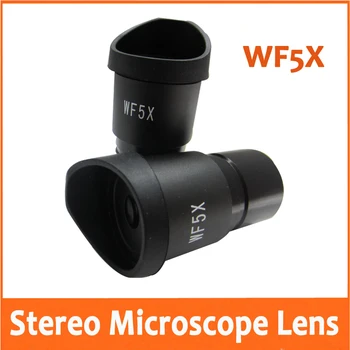 

WF5X 20mm Lab Educational School Stereo Microscope Wide Angle Eyepiece Optical Lens 30.5mm with Rubber Eyecup Eye Guards