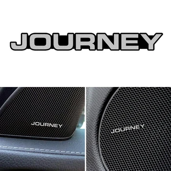 

4pcs Car Auto Speaker audio Badge Sticker Decoration Decal for Dodge Journey Emblem Car Styling