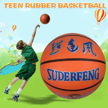

Red Basketball Training 24cm Indoor Outdoor PEclass Gaming Sports Entertainment Boys Rubber Gym
