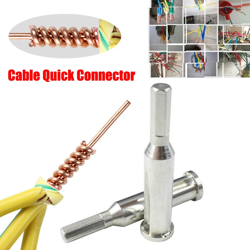 

Universal Wire Twisting Tool Electrical Cable Quick Connector Automatic Twisting Wire Stripping Stripper Twister