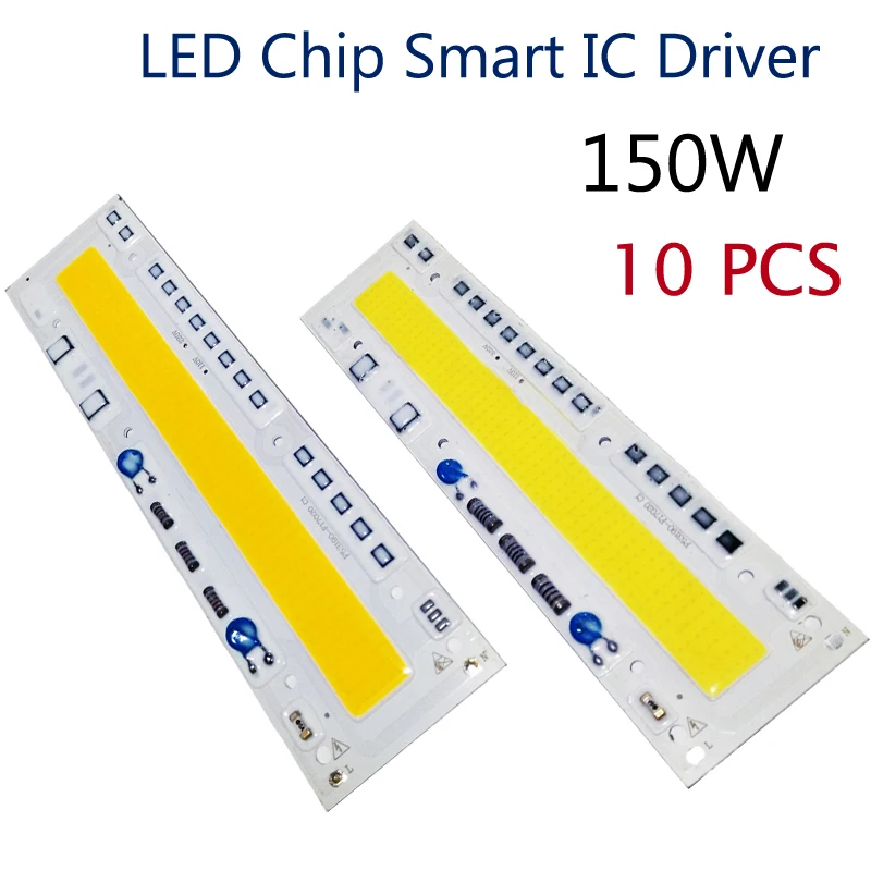 1/10 шт. светодиодный COB Чип полосы полный спектр 110 V/220 V лампы теплый/холодный белый