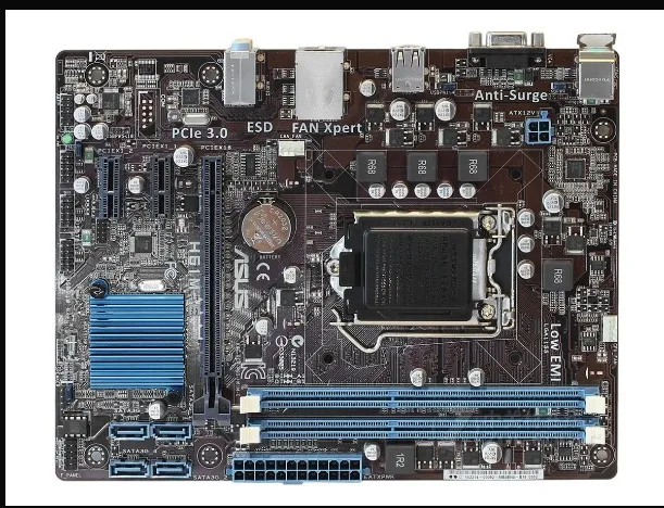 Asus H61M E настольная материнская плата H61 розетка LGA 1155 i3 i5 i7 DDR3 16G uATX UEFI BIOS