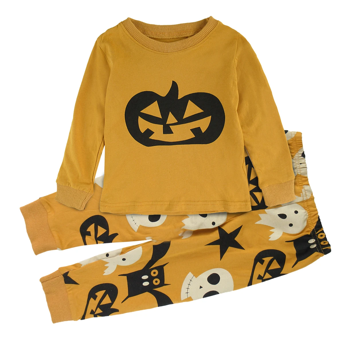 

Baby Boys Christmas Pumpkin Pajamas Set Infant Santa Claus Snowman Sleepwear Toddler Girls Carnival Warm Nightwear Clothing 2PCS