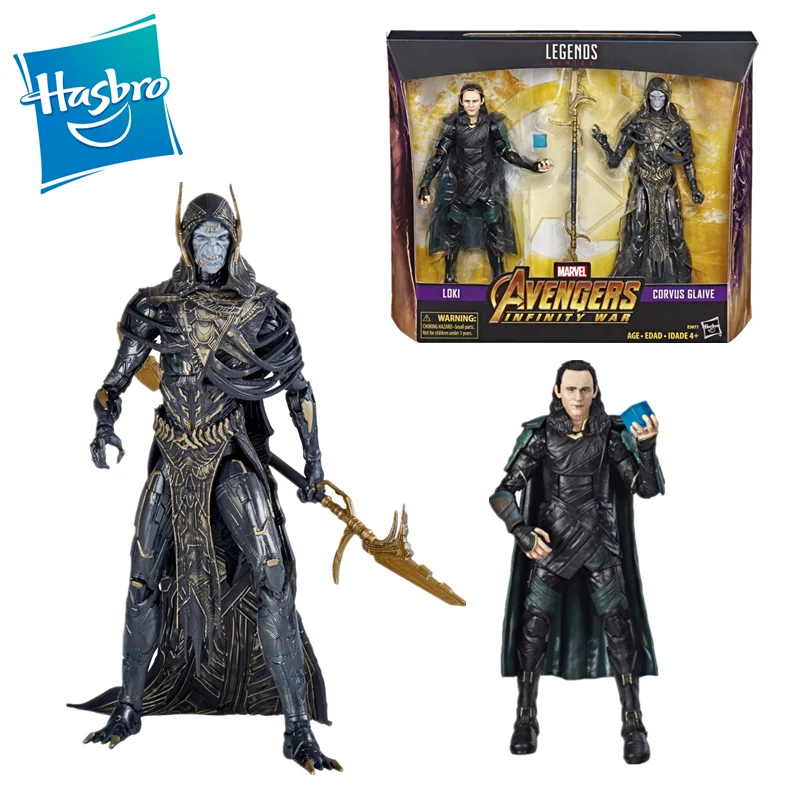 15 см Hasbro ограниченное с героями комиксов Марвел легенды Локи Corvus Glaive комплект