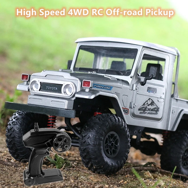 4Wd Rc Off Road Pickup Multi-Site Adattamento 45 Gradi Pendenza Arrampicata Struttura In Lega Simulazione Grip Pneumatico 1:12 Rc Racing Truck