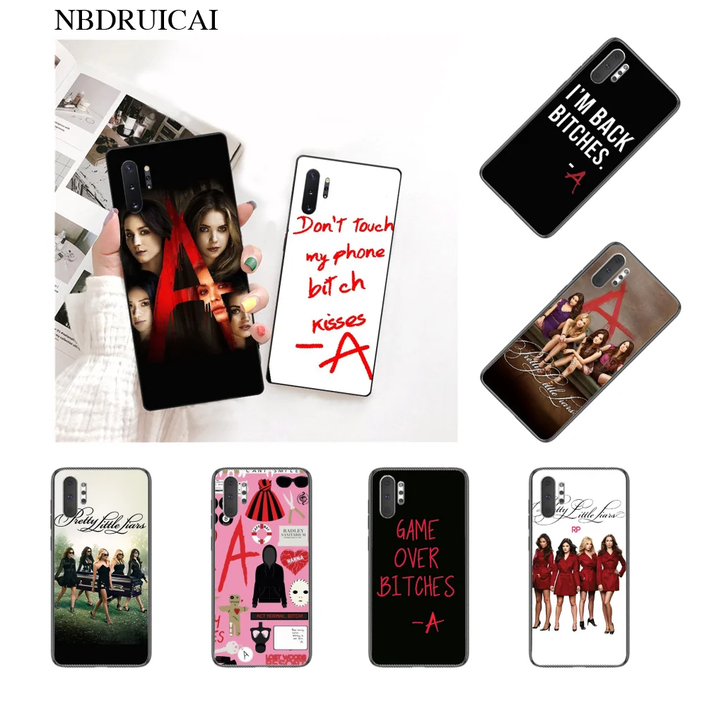 NBDRUICAI сериал надписью Pretty Little Liars и чехол для мобильного телефона Samsung Galaxy Note 3 4 5 7 8