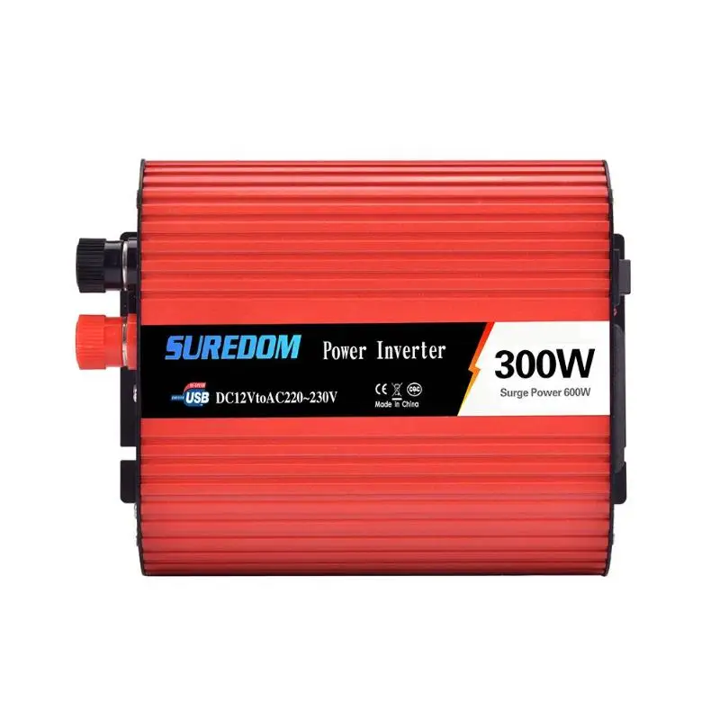 Dual USB 300W Watt DC 12V to AC 220V Portable Car Power Inverter Charger Converter Adapter DC 12 to AC 220 Modified Sine Wave