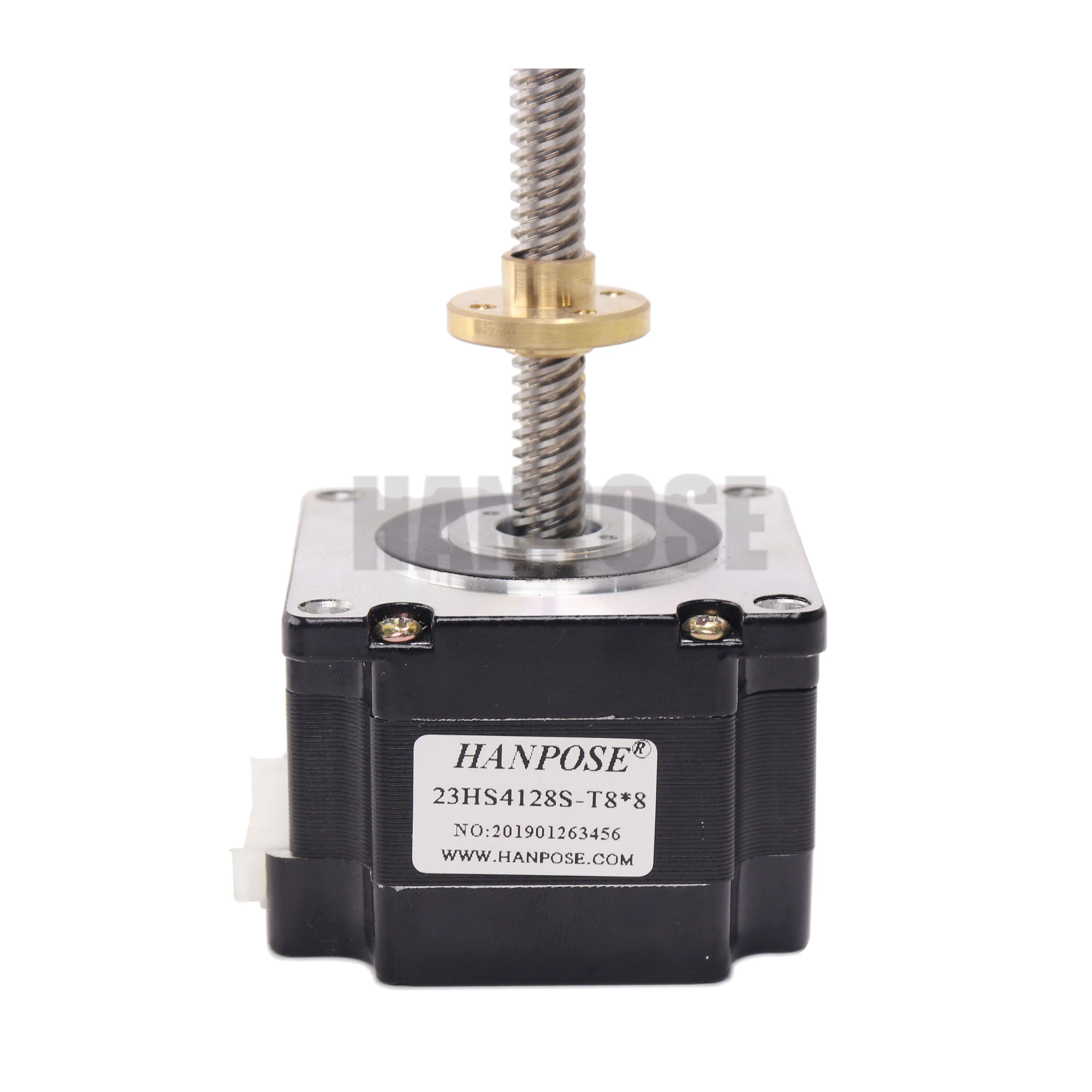 for 3D printer motor 250 310MM stepper motor 5pcs 2.8A/55N.CM 4128S-T8 with Copper nut lead Nema23 Screw motor