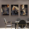Black Golden Plant Leaf Canvas Poster Print Modern Home Decor Abstract Wall Art Painting Nordic Living Room Decoration Picture ► Photo 3/6