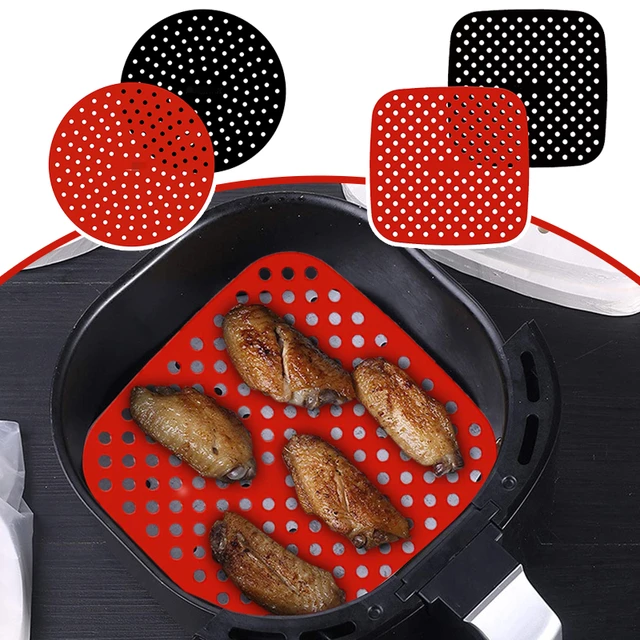 Silicon Liners For Air Fryer Basket Reusable Air Fryer Basket Liner  Non-stick Air Fryer Accessories Multifunctional Silicone - AliExpress