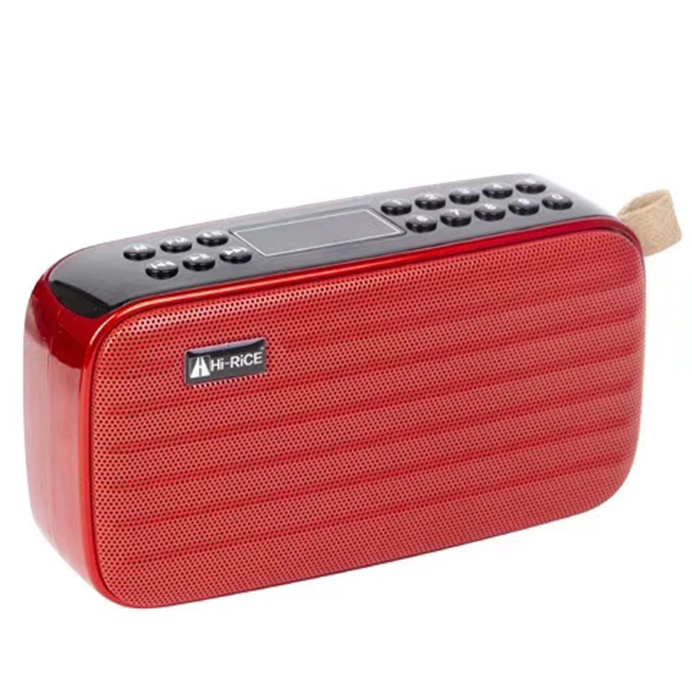 REC светодиодный портативный FM/AM радио USB TF карта MP3-плеер цифровой динамик bluetooth Hi-Rice SD-112